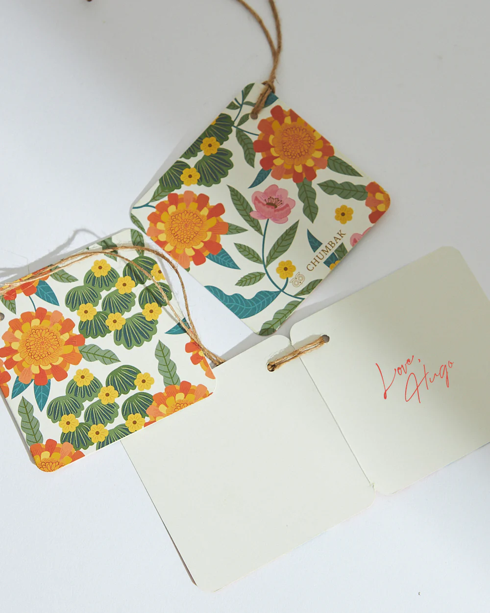 Marigold Gift Tags, Set of 6 - Image 3