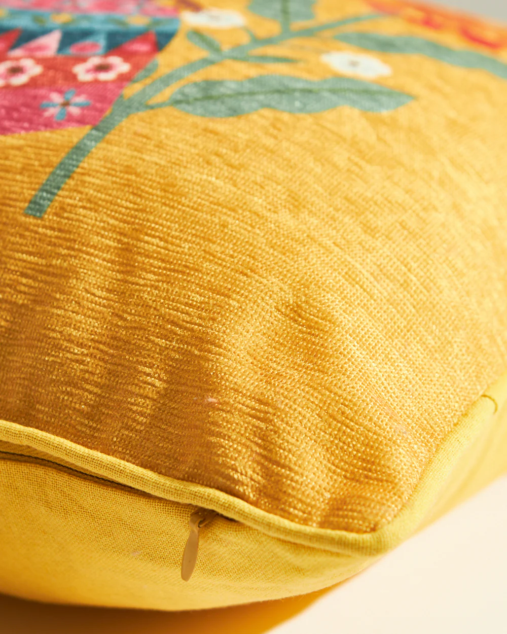 Marigold Lady Cushion Cover Set  16" - Set of 3 - Image 8