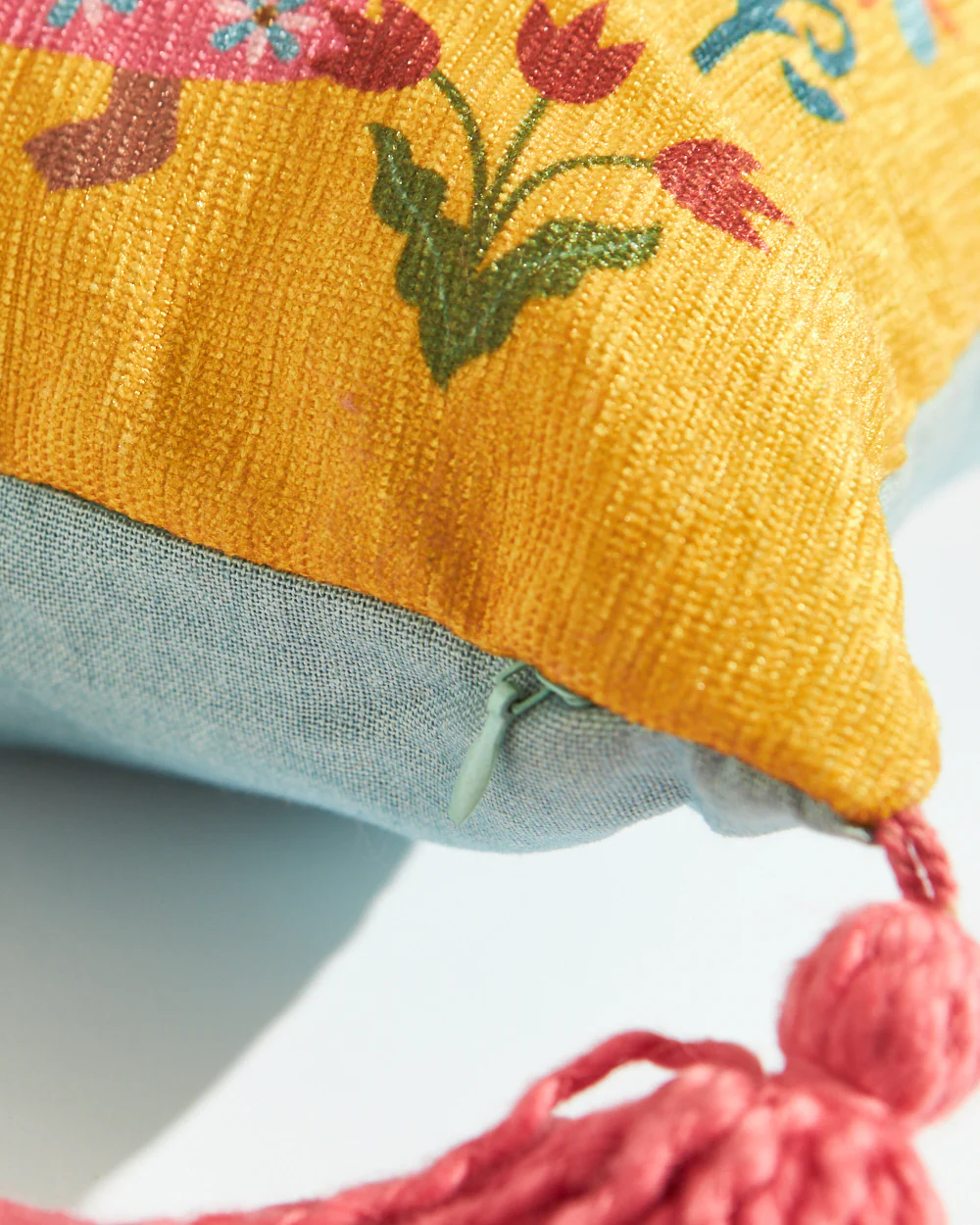Marigold Lady Troupe Cushion Cover 12"x20" - Image 8