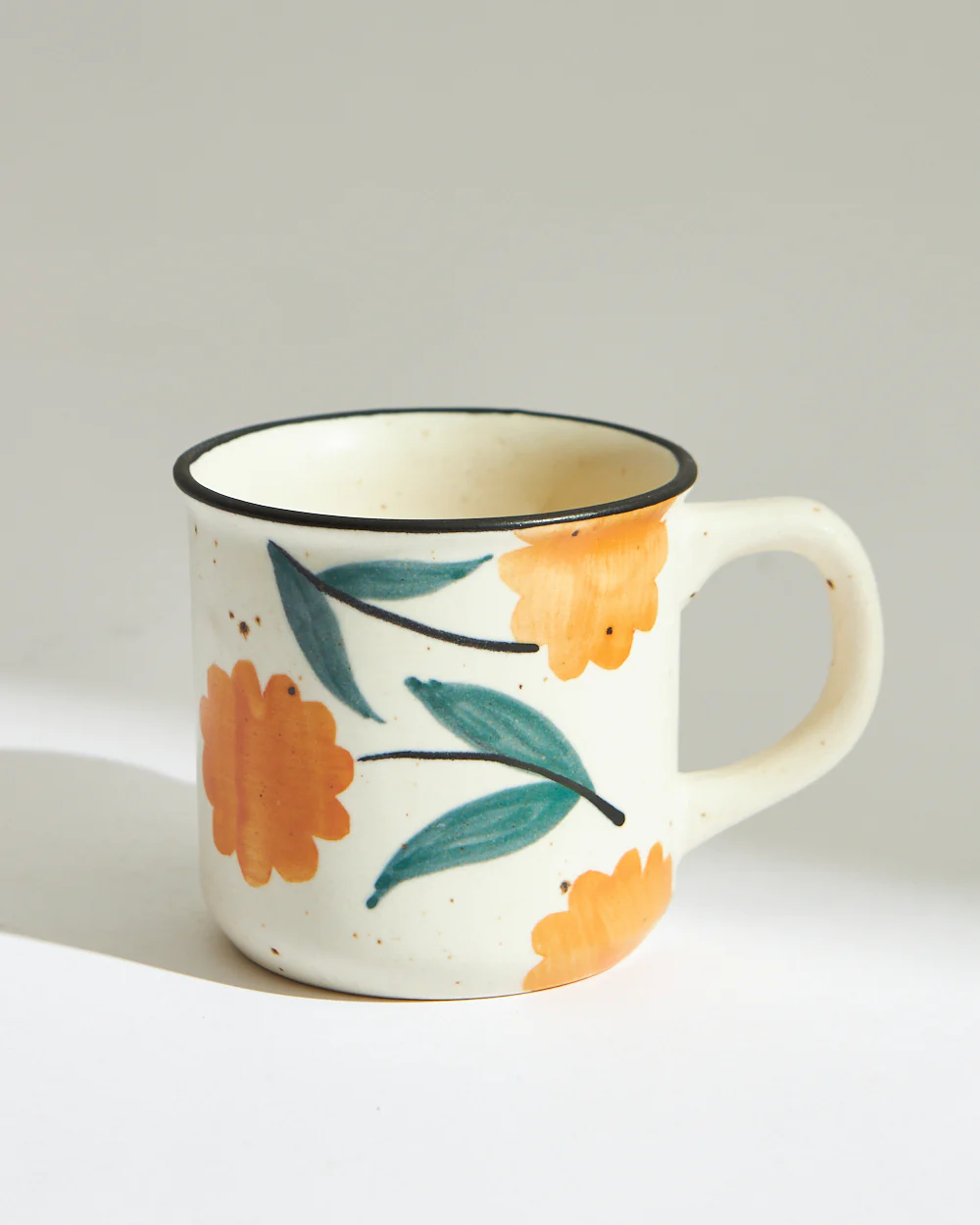 Marigold Mug| Handpainted Stoneware - Image 2