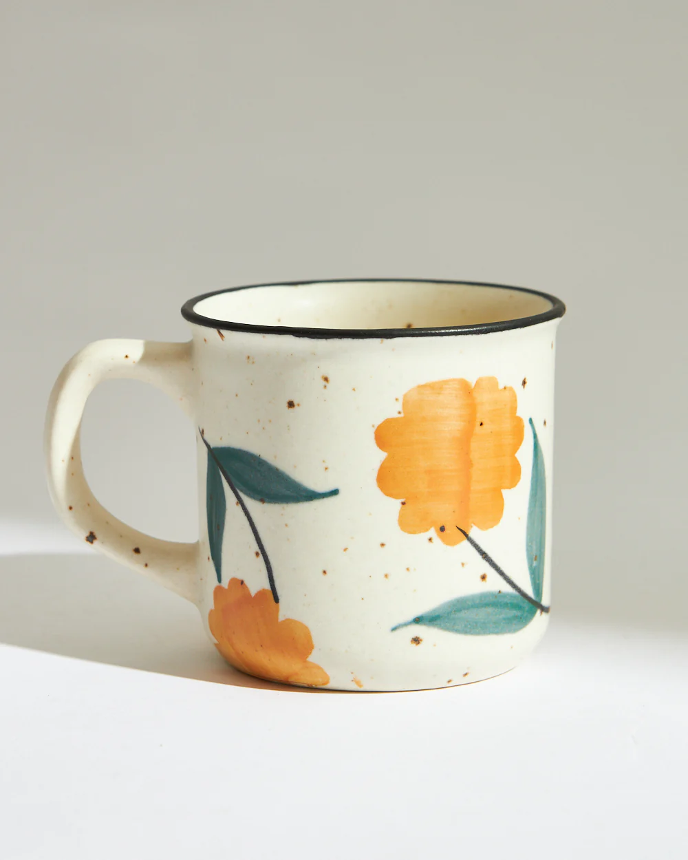 Marigold Mug| Handpainted Stoneware - Image 7