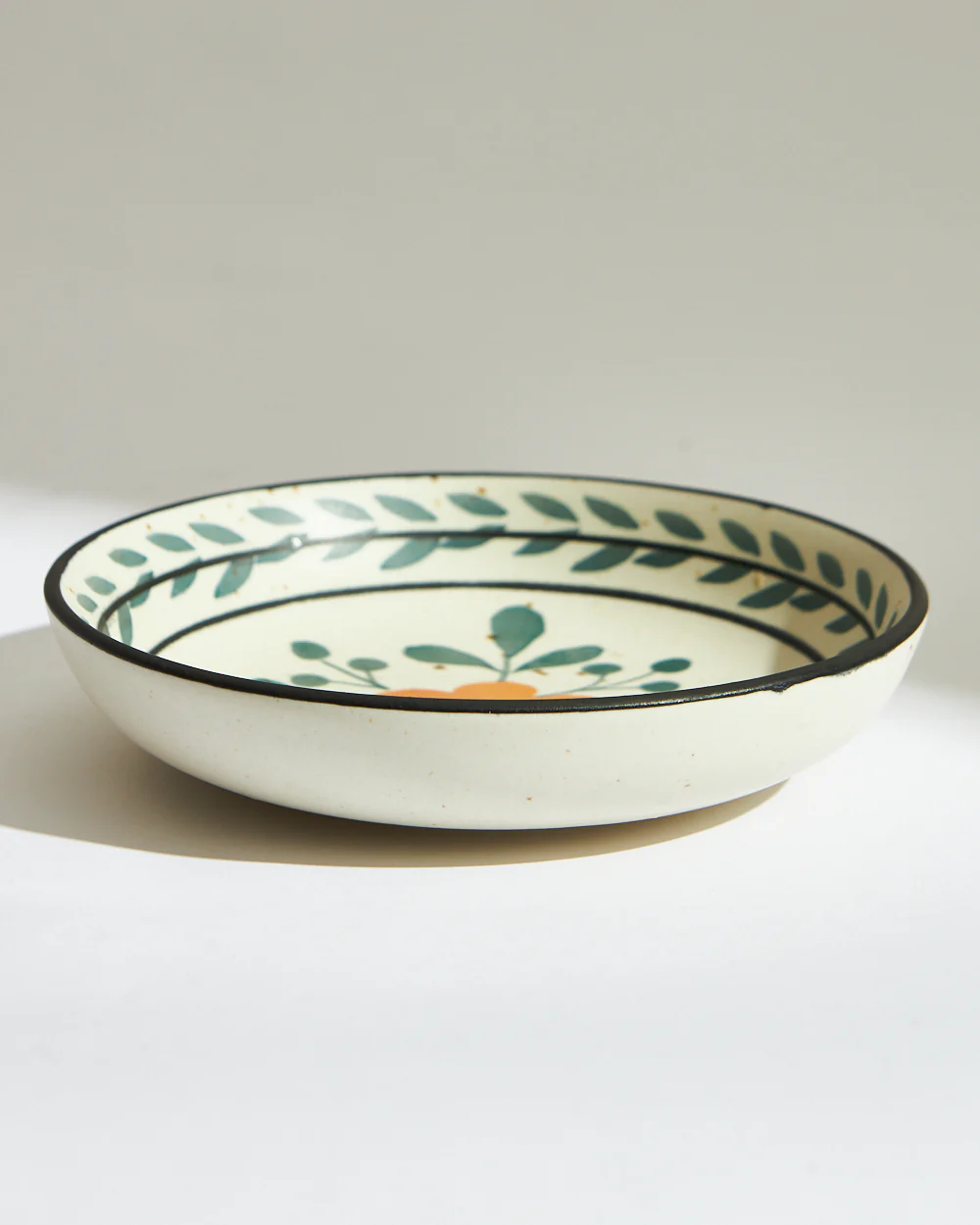 Marigold Pasta Dish | Handpainted Stoneware - Image 3