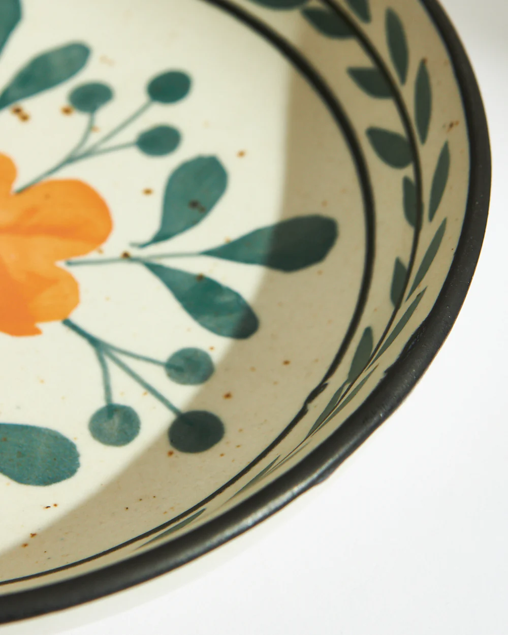 Marigold Pasta Dish | Handpainted Stoneware - Image 7