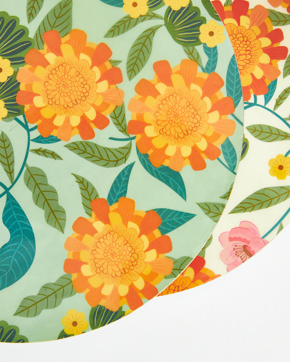 Marigold Trivets (Set of 2) | Wood - Image 4