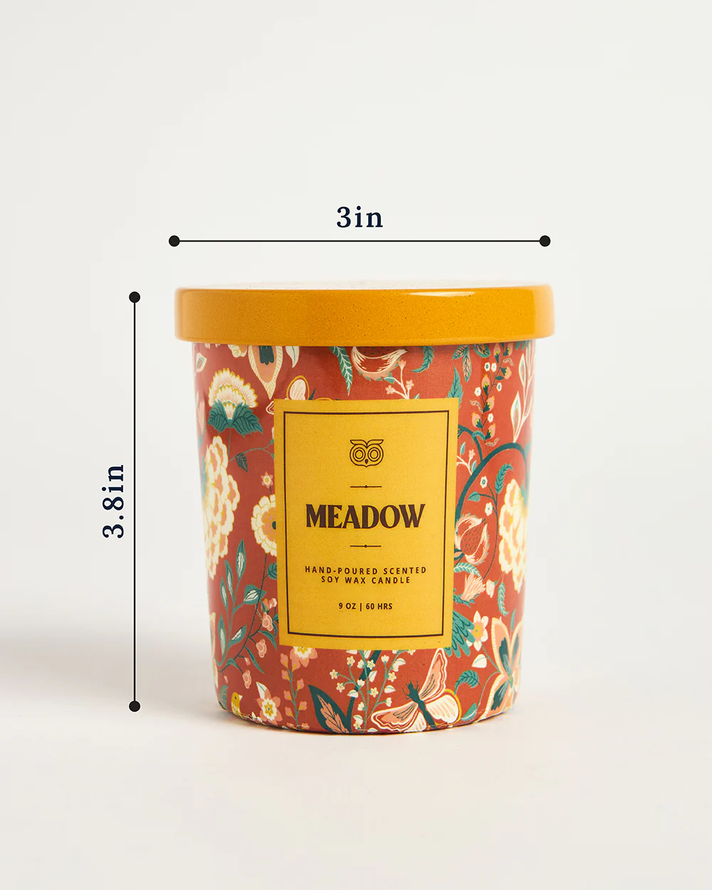 Meadow Soy Wax Candle, Citrus & Sweet - Image 8
