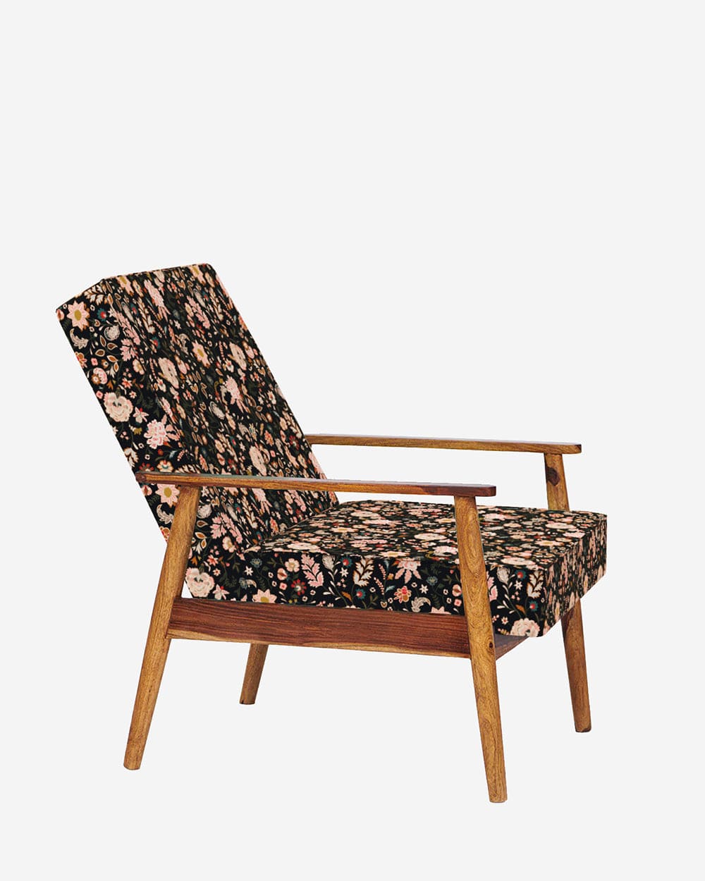 Memsaab Arm Chair - Bohemian Palampore Black - Image 4