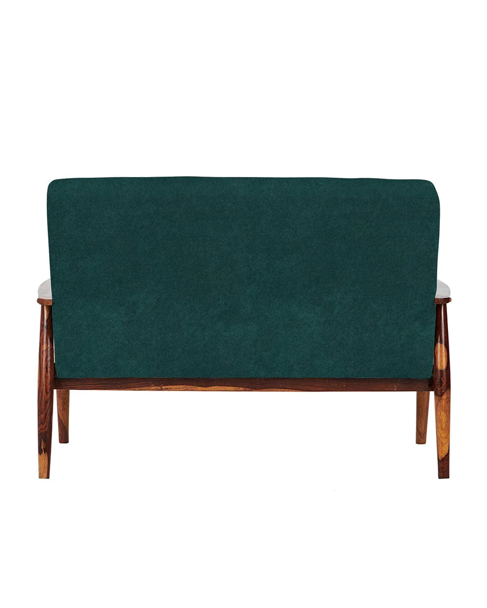 Memsaab Love Seat - Dark Green Velvet - Image 3