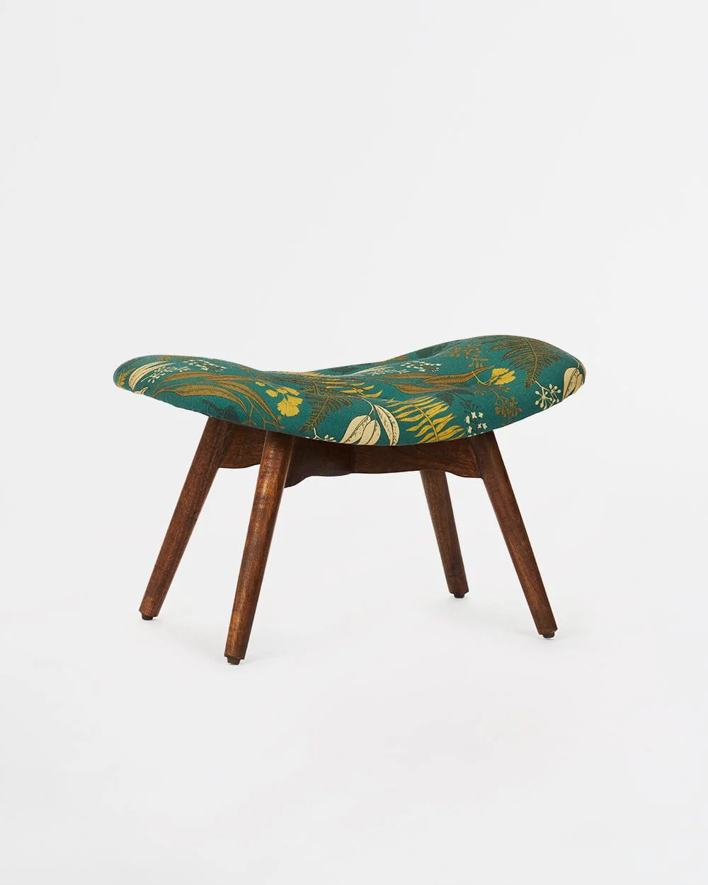 Mid Century Modern Foot Rest-Ferns - Image 3