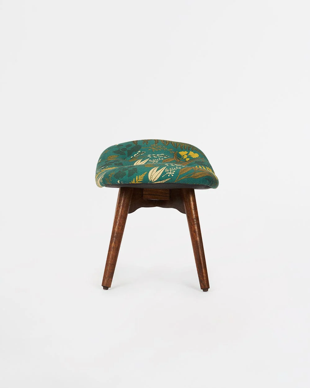 Mid Century Modern Foot Rest-Ferns - Image 4