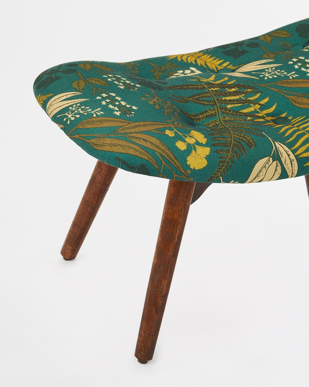 Mid Century Modern Foot Rest-Ferns - Image 5
