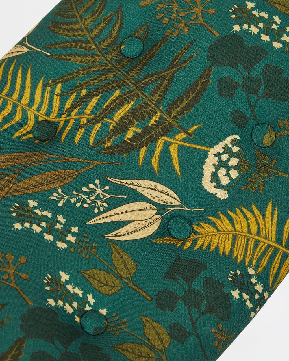 Mid Century Modern Foot Rest-Ferns - Image 6