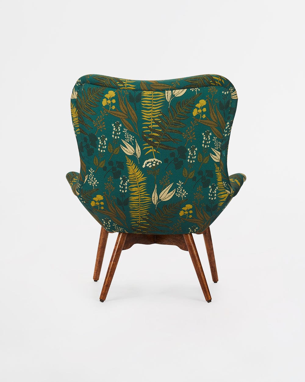 Mid Century Modern Wing Chair-Ferns - Image 5