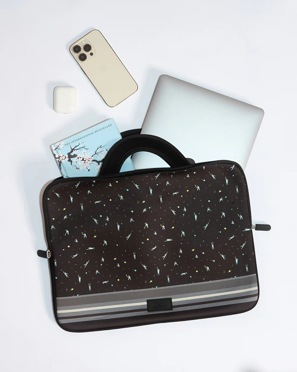TEAL By Chumbak Milky Way Laptop Sleeve - 15inch - Image 5