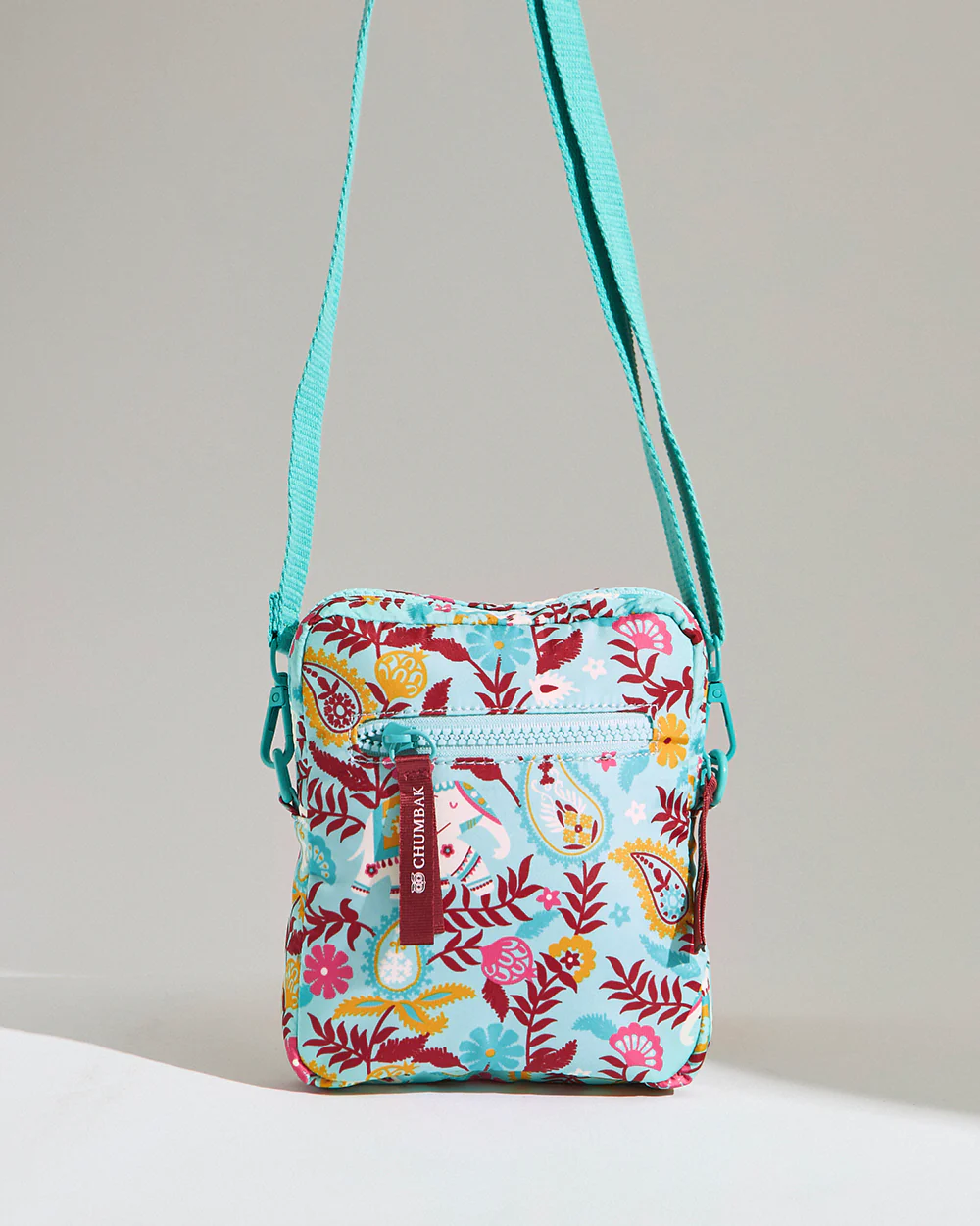 Mini Resort Crossbody Bag | Adjustable Sling| Water Resistant Fabric - Image 20