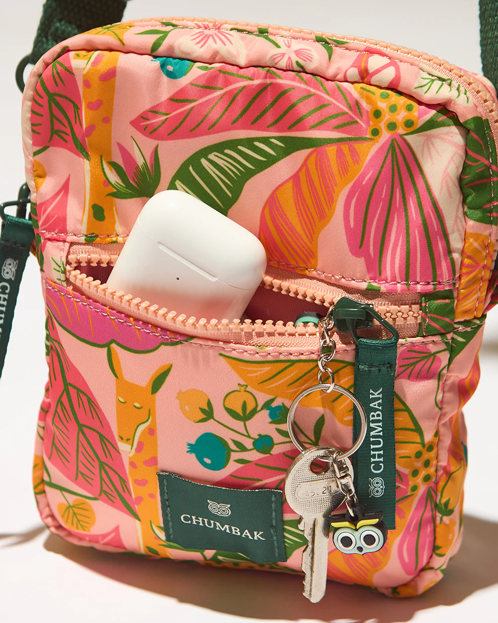 Mini Resort Crossbody Bag | Adjustable Sling| Water Resistant Fabric - Image 6
