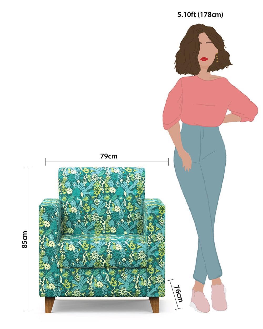 Modern Chair-Tropical Ikkat - Image 6