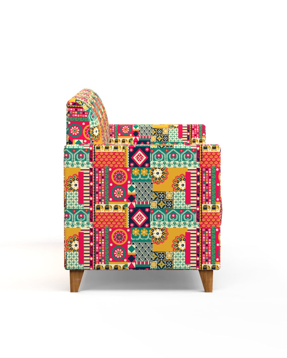 Modern Couch-Floral Swirls - Image 3