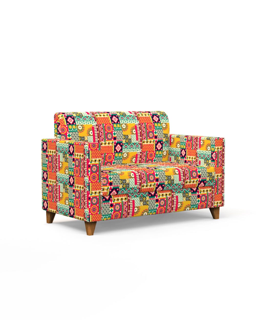 Modern Loveseat-Floral Swirls - Image 5