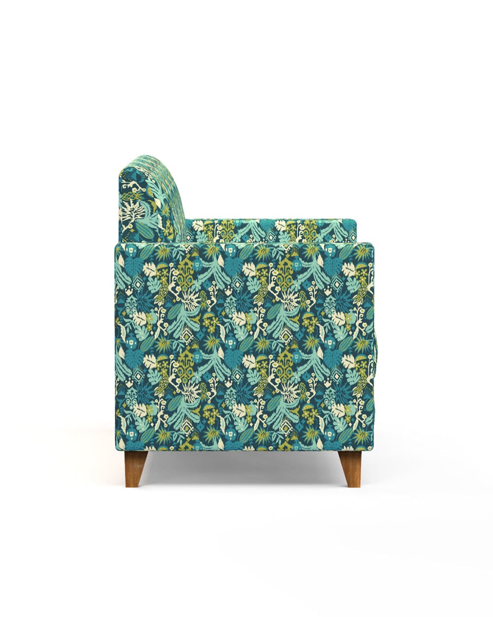 Modern Loveseat-Tropical Ikkat - Image 3