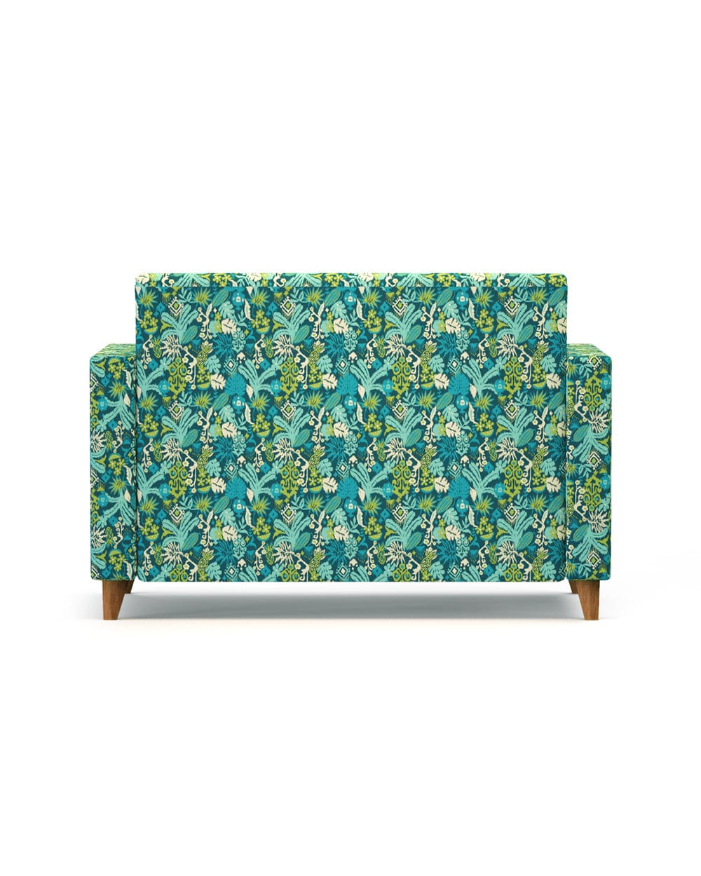 Modern Loveseat-Tropical Ikkat - Image 4