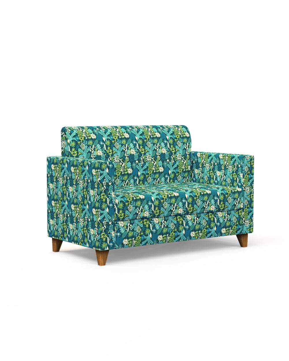 Modern Loveseat-Tropical Ikkat - Image 5