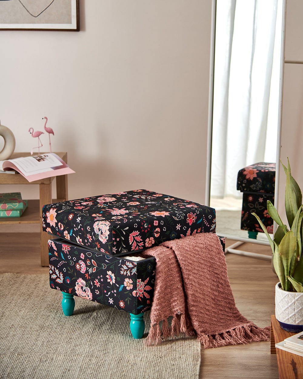 Modern Trunk Storage Ottoman