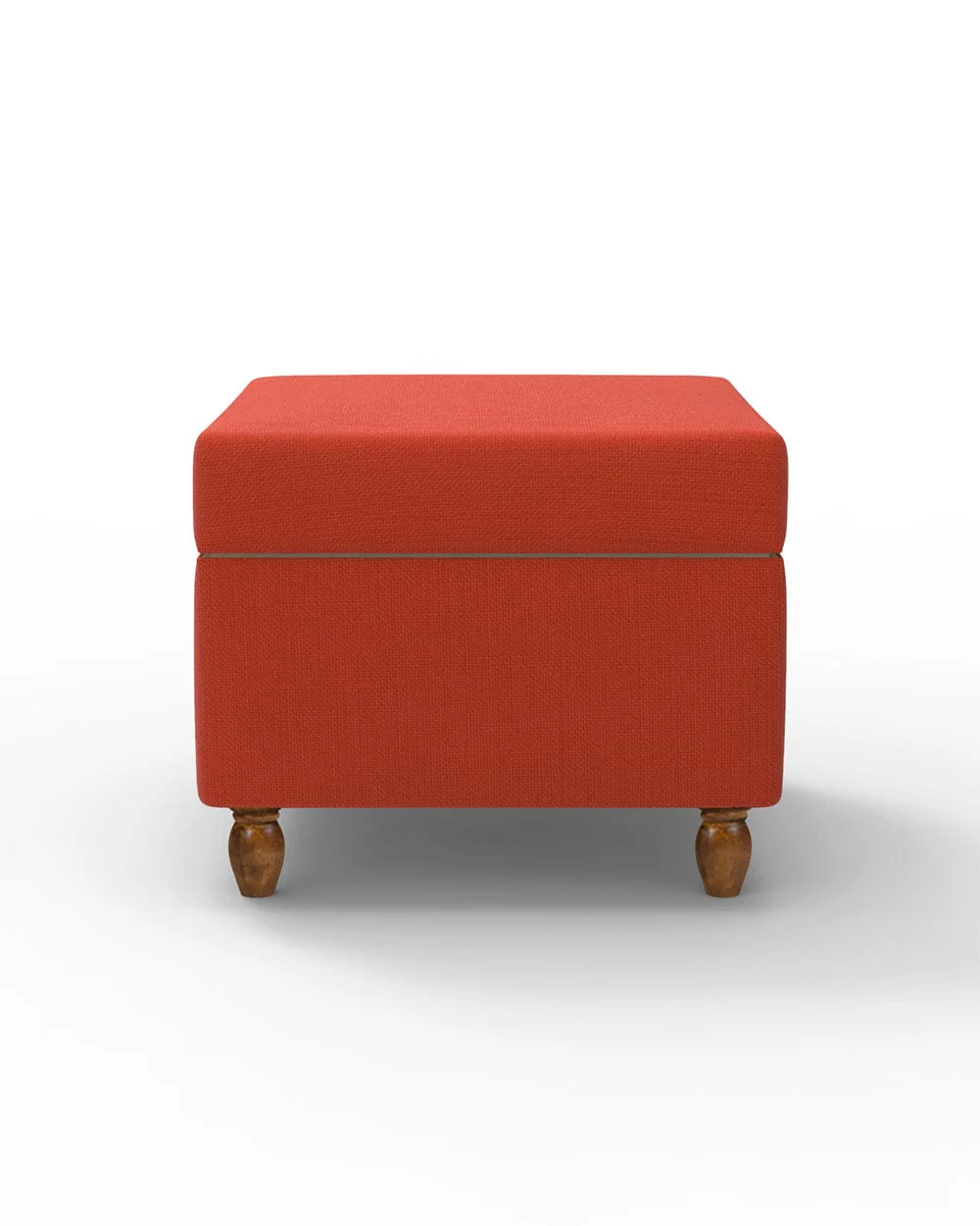 Modern Trunk Storage Ottoman - Carribean Coral - Image 2