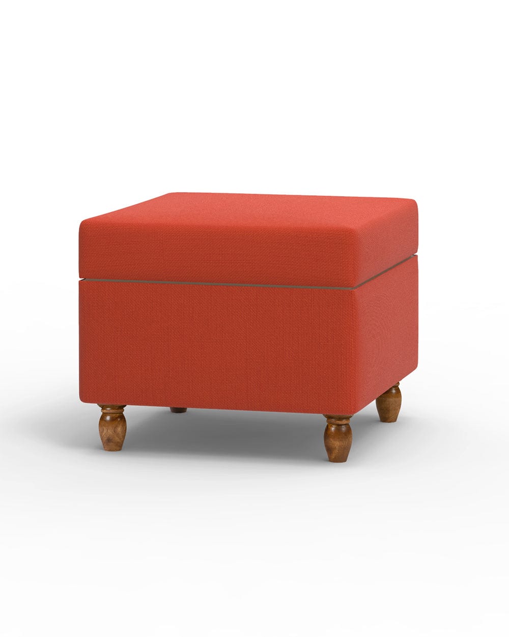 Modern Trunk Storage Ottoman - Carribean Coral - Image 3