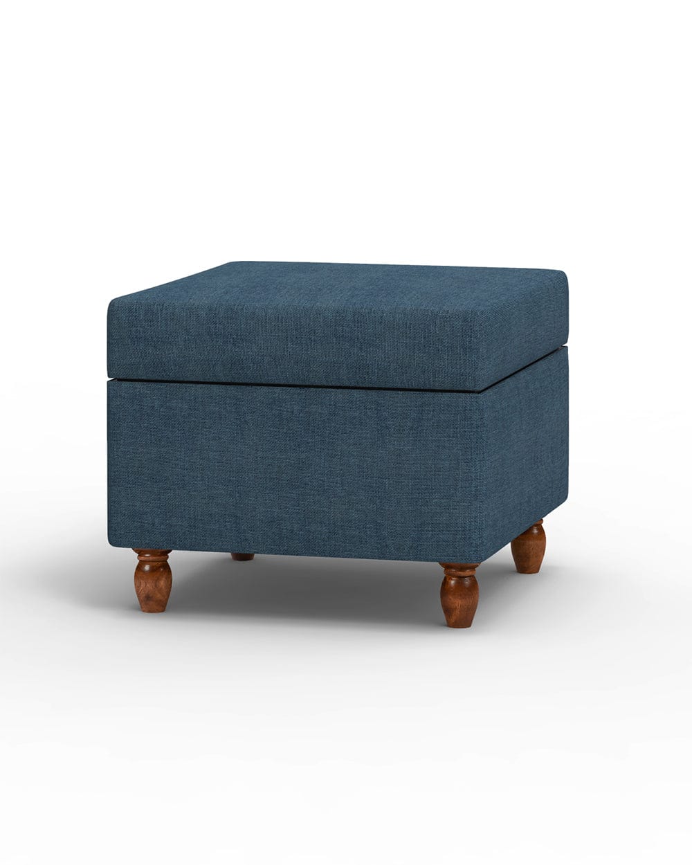 Modern Trunk Storage Ottoman - Sailor Blue - Image 3