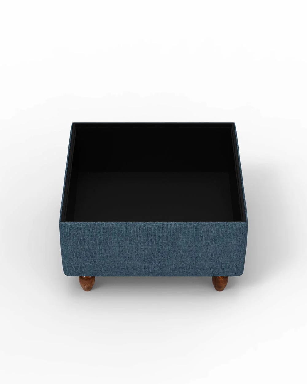 Modern Trunk Storage Ottoman - Sailor Blue - Image 7