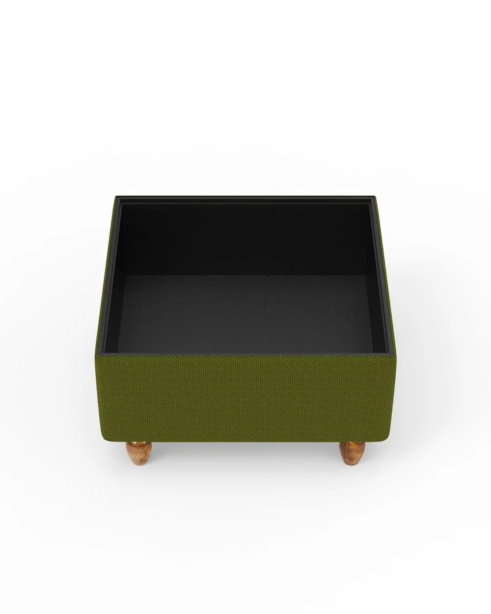 Modern Trunk Storage Ottoman - Savanna Green - Image 5