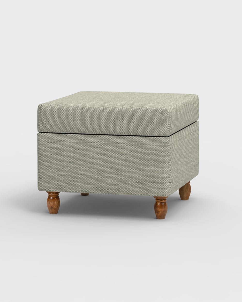 Modern Trunk Storage Ottoman - Srilanka Ivory - Image 3
