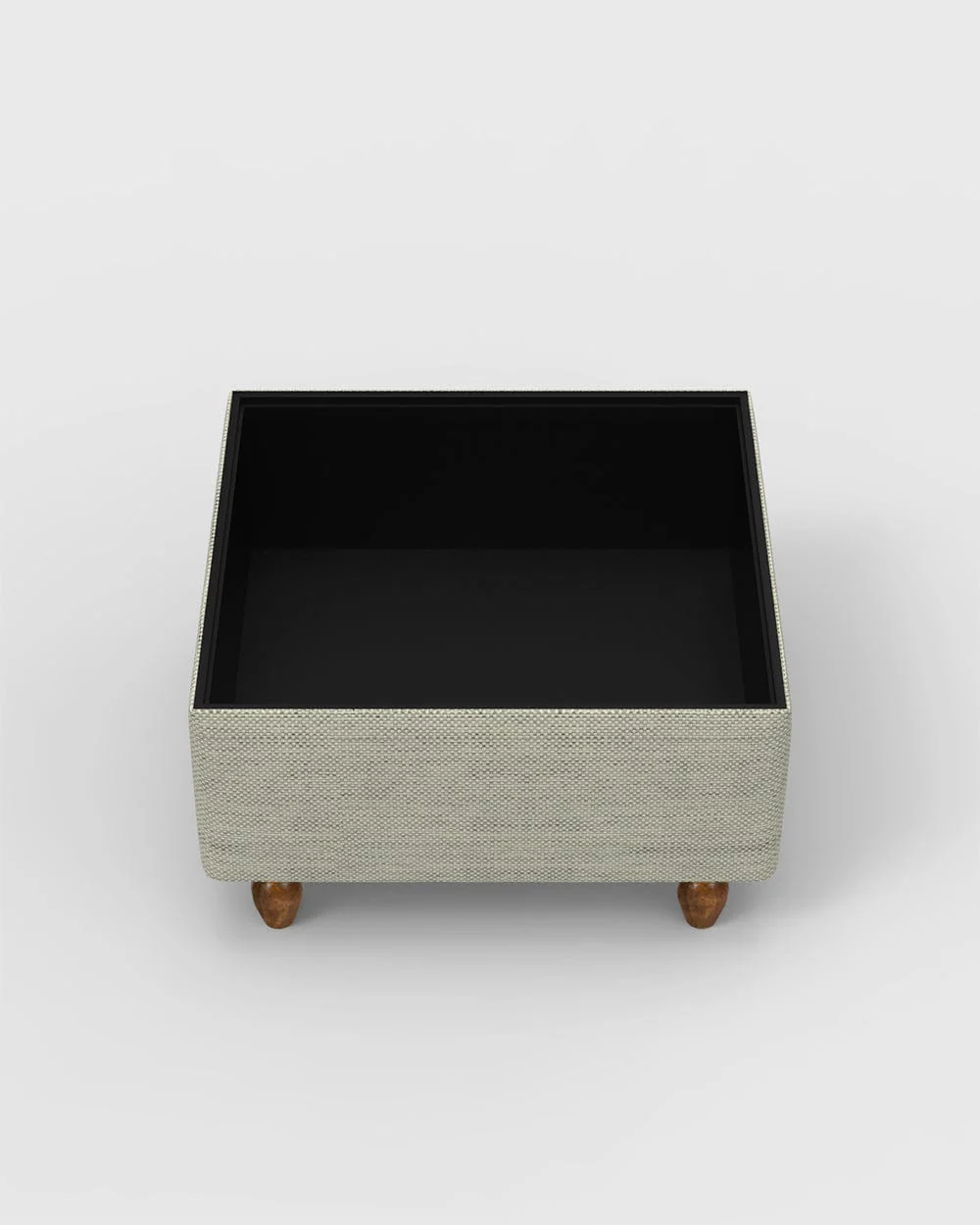 Modern Trunk Storage Ottoman - Srilanka Ivory - Image 6