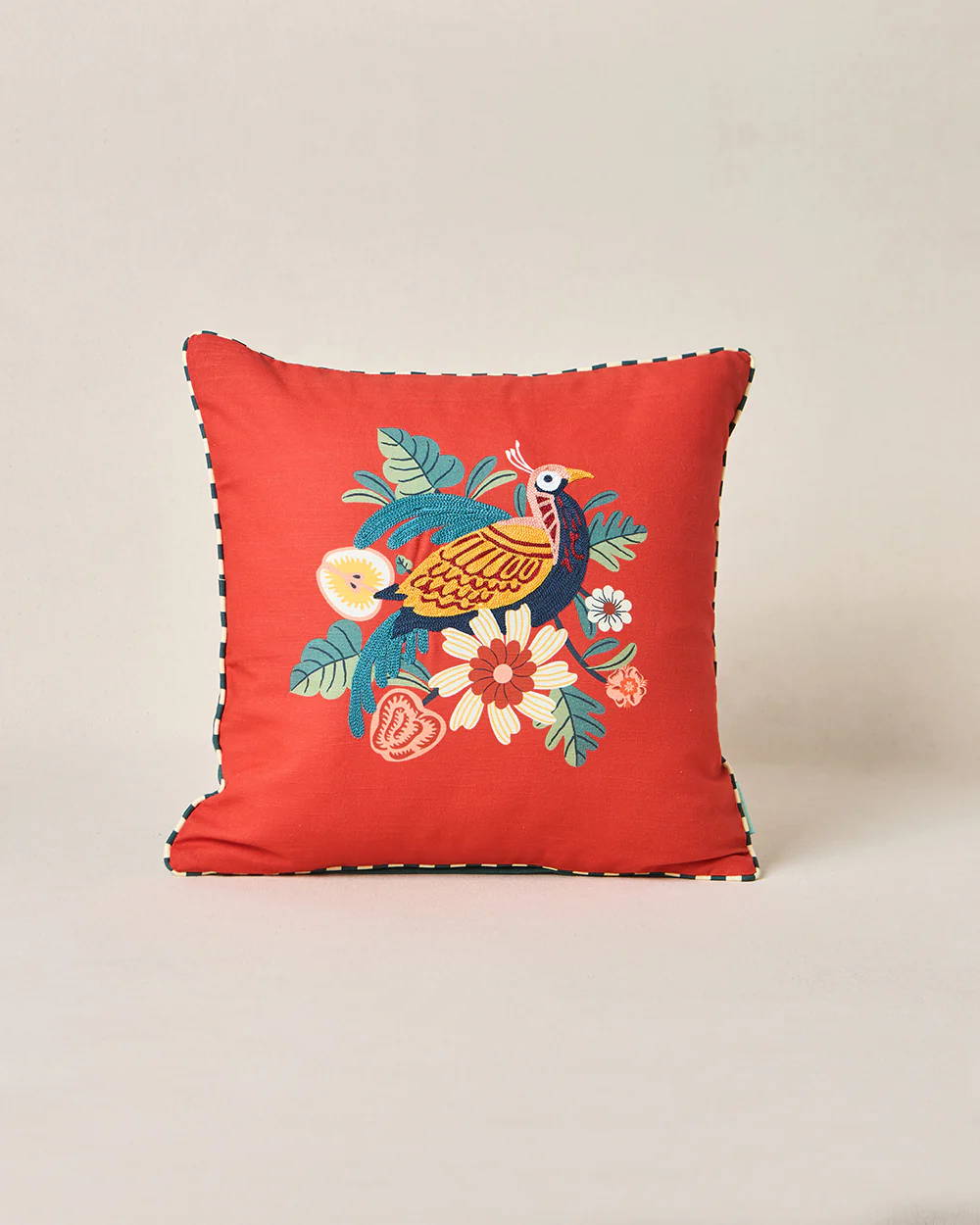 Monal Cushion Cover - Set of 3, 16" | Kashmir Trails - Image 3
