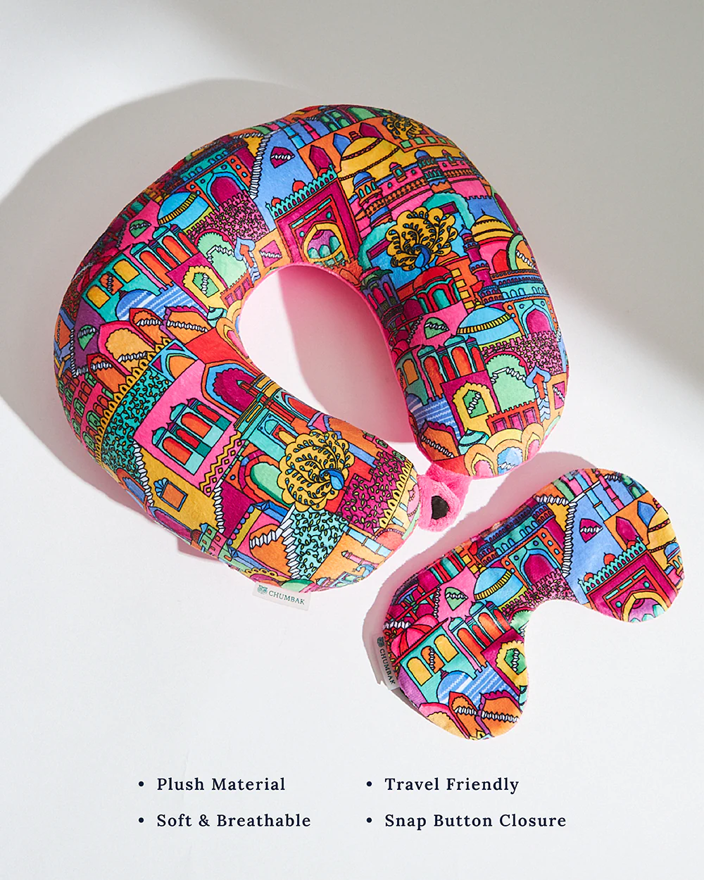 Monument Travel Pillow With Eye Mask - Image 4