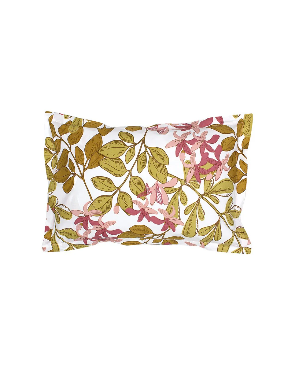 Moringa, Pink - Queen Size Bedsheet Set 180TC - Image 4