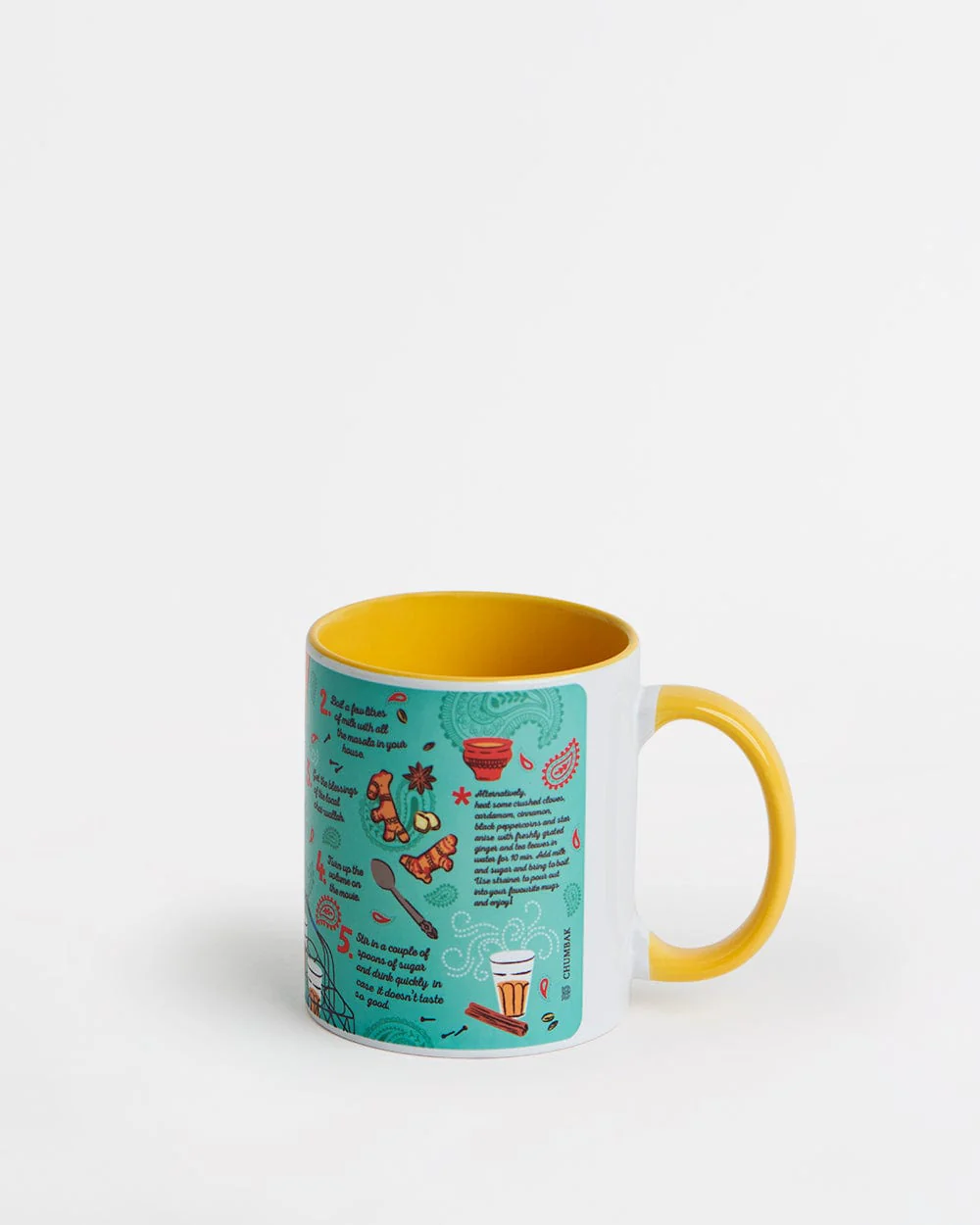Morning Cuppa Mugs Gift Set-Yellow - Image 4