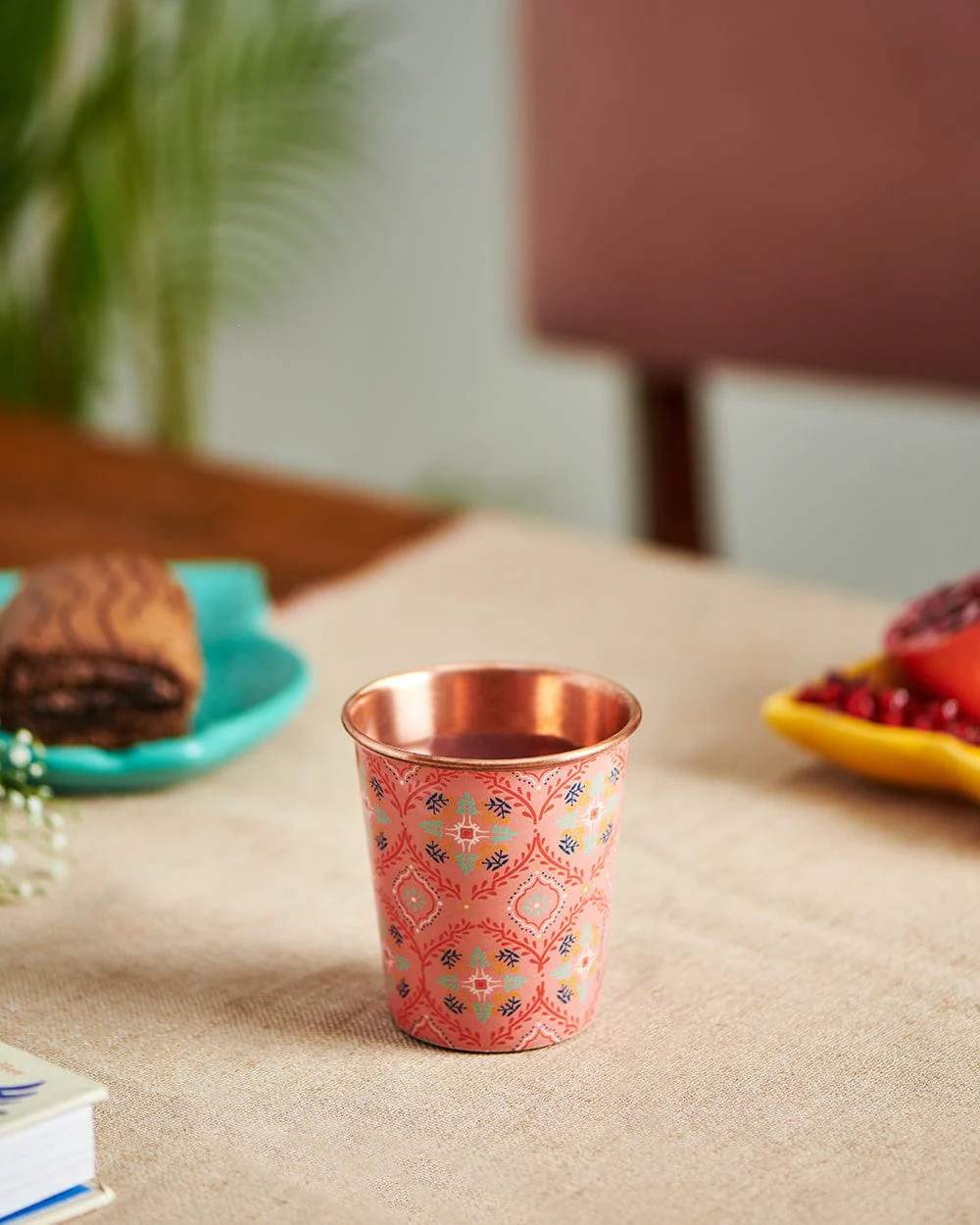 Moroccan Tile Copper Tumbler- Small