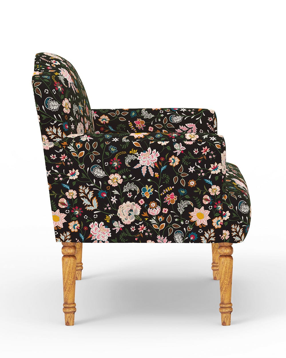 Nawaab Arm Chair - Bohemian Palampore Black - Image 3