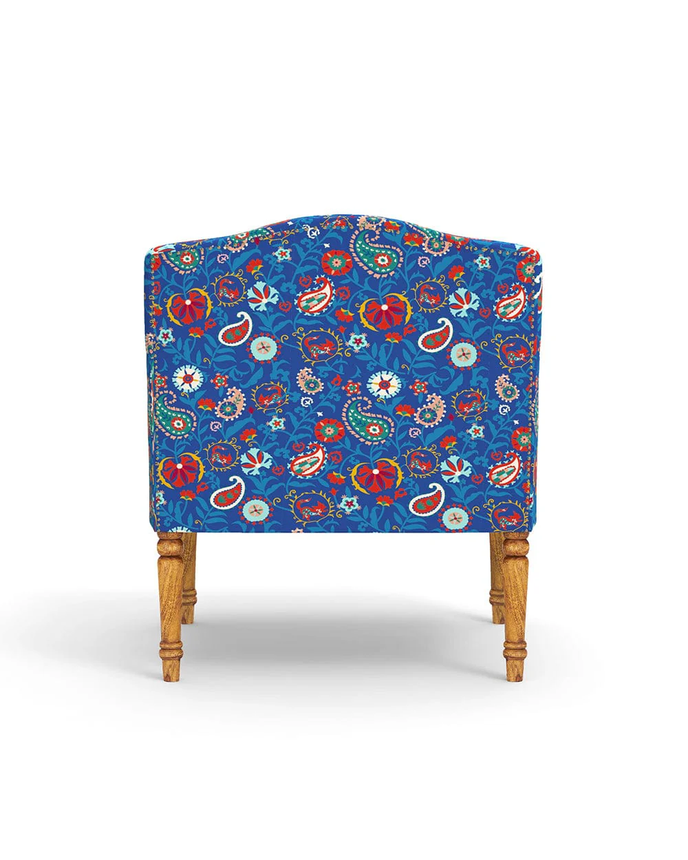 Nawaab Arm Chair - India Paisleys Blue - Image 4