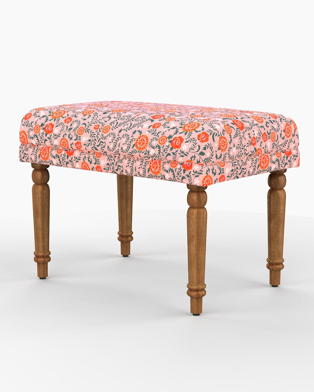 Nawaab Bench Small - Earthy Florals - Image 3