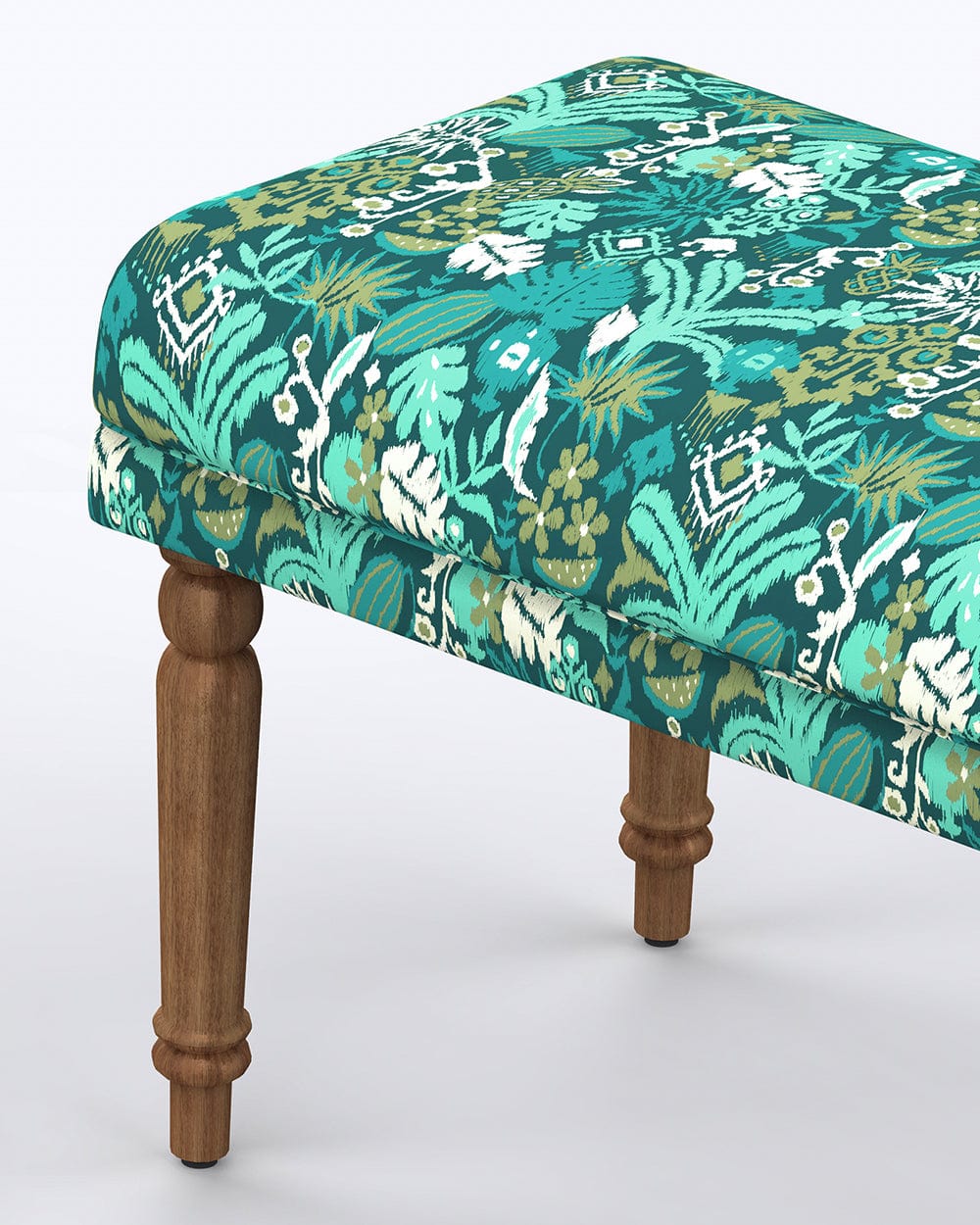 Nawaab Bench Small - Tropical Ikkat - Image 4