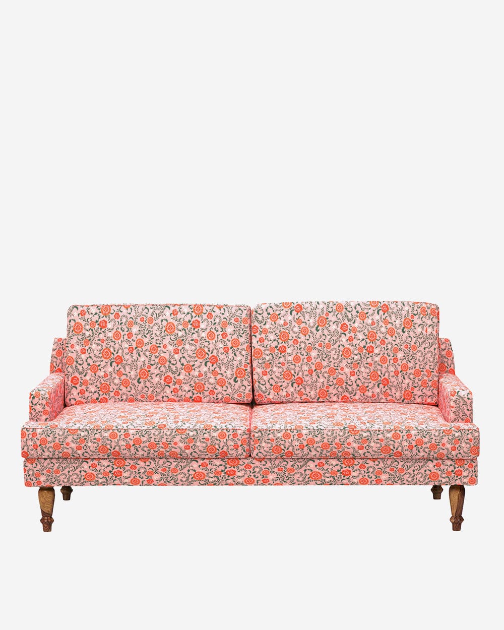 Nawab Couch - Earthy Florals Peach - Image 2