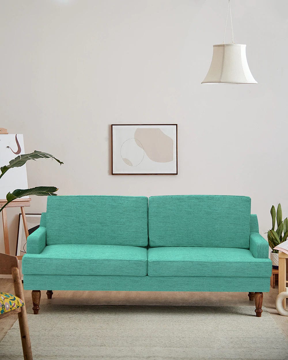 Nawab Couch - Maldivian Teal