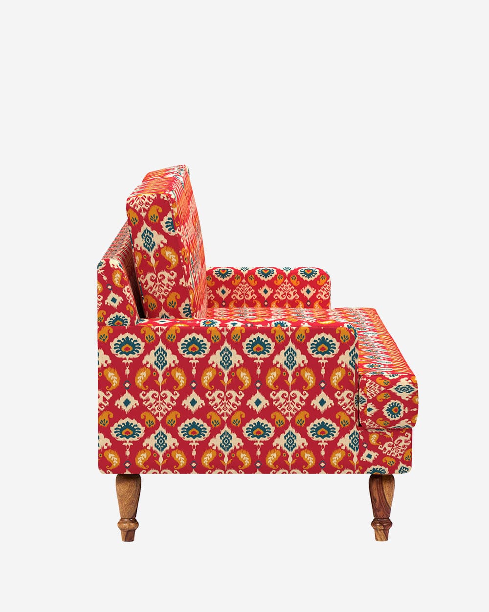 Nawab Couch - Red Ikkat - Image 3