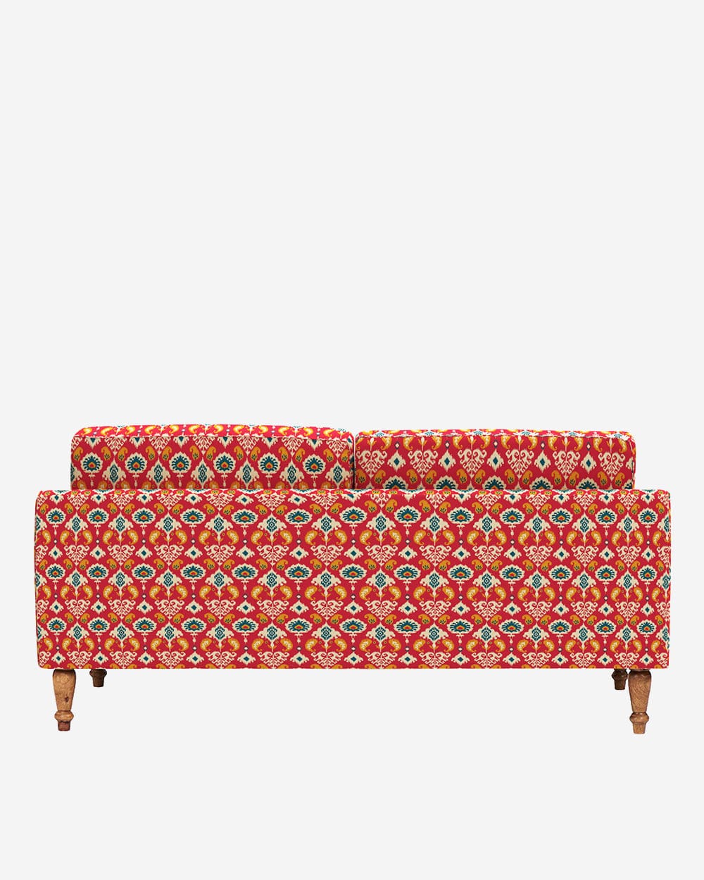 Nawab Couch - Red Ikkat - Image 4