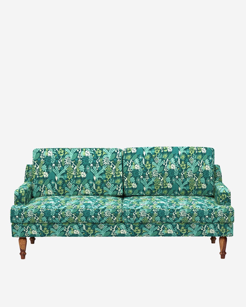 Nawab Couch - Tropical Ikkat Green - Image 2
