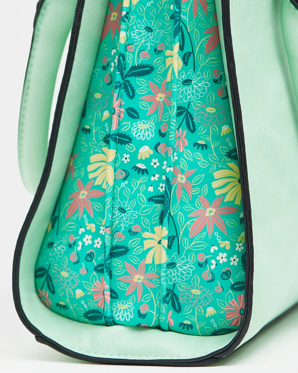 Neon Floral Hand Bag - Neon Green - Image 7