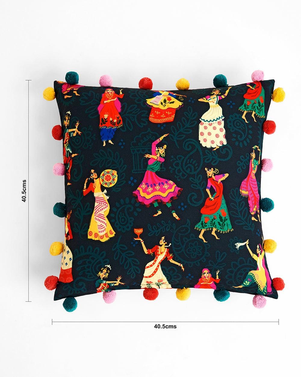 Chumbak Classics Dancing Queens Cushion Cover - Image 5