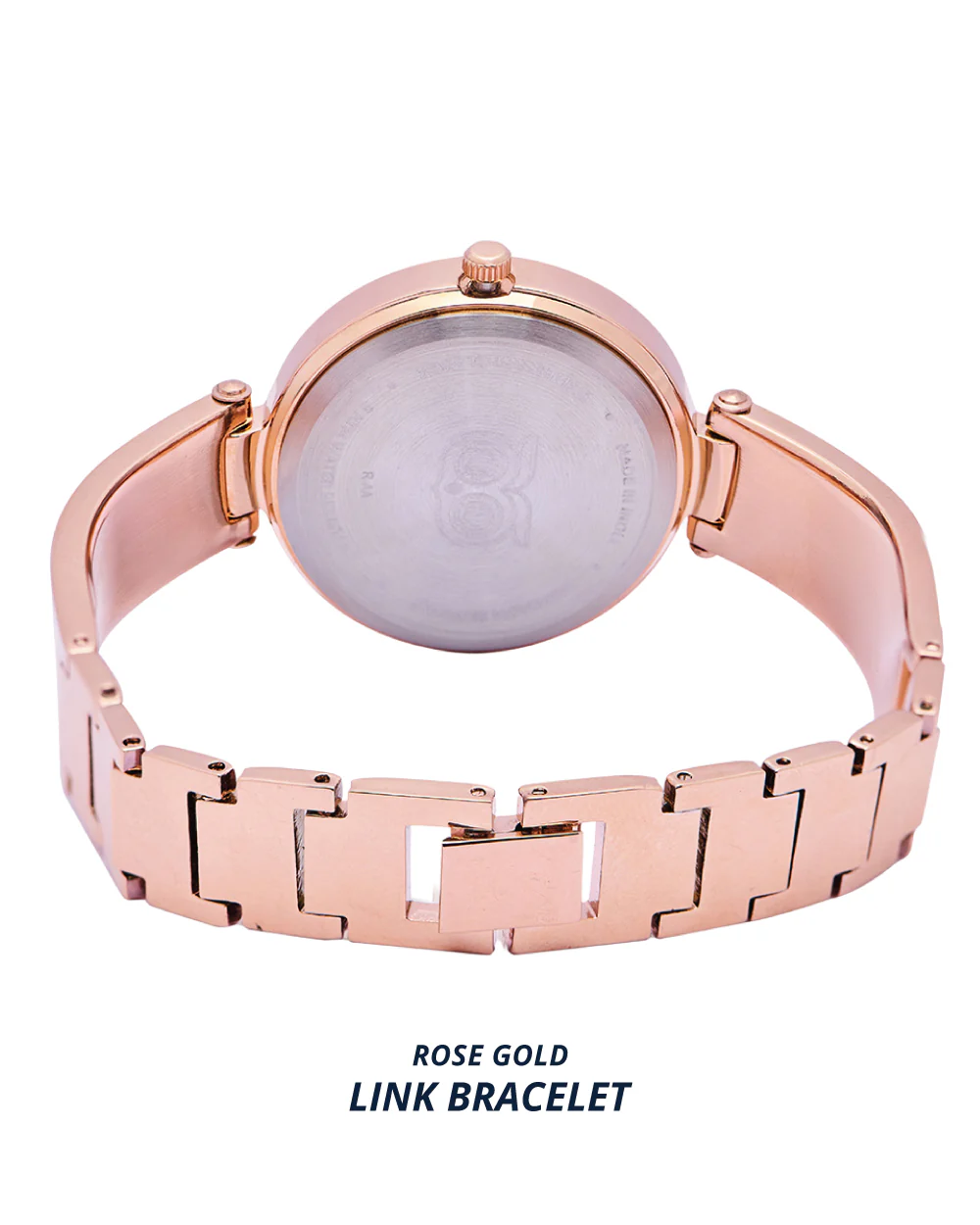 Nocturnal Metal Watch | Rosegold with Lilac Dial - Image 4